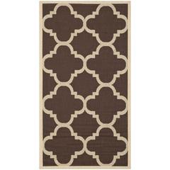 COURTYARD, DARK BROWN, 2' X 3'-7", Area Rug, CY6243-204-2