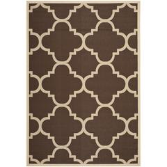 COURTYARD, DARK BROWN, 6'-7" X 9'-6", Area Rug, CY6243-204-6