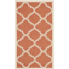 COURTYARD, TERRACOTTA, 2' X 3'-7", Area Rug