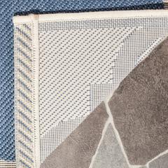 COURTYARD, BLUE / BEIGE, 4' X 5'-7", Area Rug, CY6243-243-4