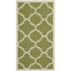 COURTYARD, GREEN / BEIGE, 2' X 3'-7", Area Rug, CY6243-244-2