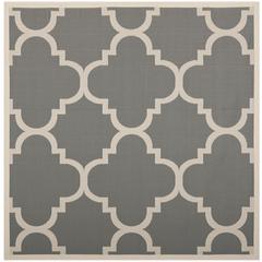 COURTYARD, GREY / BEIGE, 4' X 4' Square, Area Rug, CY6243-246-4SQ