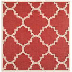 COURTYARD, RED, 4' X 4' Square, Area Rug, CY6243-248-4SQ
