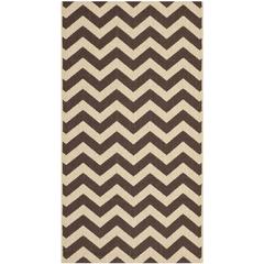 COURTYARD, DARK BROWN, 2'-7" X 5', Area Rug, CY6244-204-3