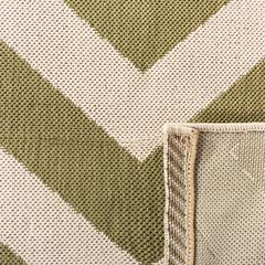 COURTYARD, GREEN / BEIGE, 5'-3" X 7'-7", Area Rug, CY6244-244-5