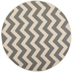 COURTYARD, GREY / BEIGE, 4' X 4' Round, Area Rug, CY6244-246-4R