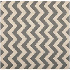 COURTYARD, GREY / BEIGE, 4' X 4' Square, Area Rug, CY6244-246-4SQ