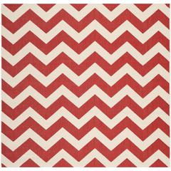 COURTYARD, RED, 6'-7" X 6'-7" Square, Area Rug, CY6244-248-7SQ