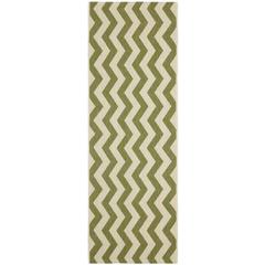 COURTYARD, GREEN / BEIGE, 2'-3" X 6'-7", Area Rug, CY6245-244-27