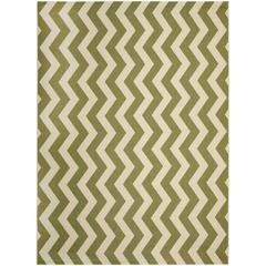 COURTYARD, GREEN / BEIGE, 8' X 11', Area Rug, CY6245-244-8