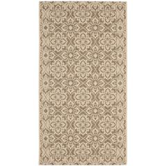 COURTYARD, BROWN / CREME, 2'-7" X 5', Area Rug, CY6550-22-3