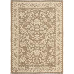 COURTYARD, BROWN / CREME, 5'-3" X 7'-7", Area Rug, CY6555-22-5