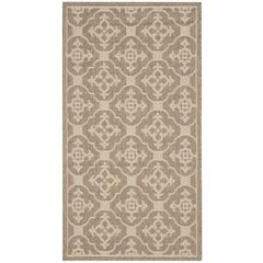 COURTYARD, BROWN / CREME, 2'-7" X 5', Area Rug, CY6564-22-3