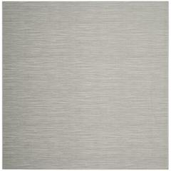 COURTYARD, LIGHT GREY, 6'-7" X 6'-7" Square, Area Rug