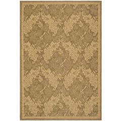 COURTYARD, GOLD / NATURAL, 6'-7" X 9'-6", Area Rug, CY6582-49-6
