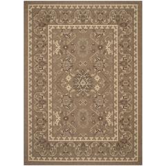 COURTYARD, BROWN / CREME, 8' X 11', Area Rug, CY6727-22-8