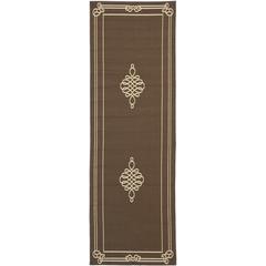 COURTYARD, CHOCOLATE / CREAM, 2'-3" X 6'-7", Area Rug, CY6788-204-27