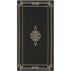 COURTYARD, BLACK / CREME, 2' X 3'-7", Area Rug, CY6788-26-2