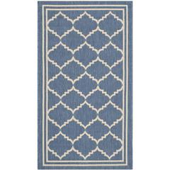 COURTYARD, BLUE / BEIGE, 2' X 3'-7", Area Rug, CY6889-243-2
