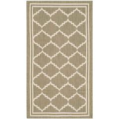 COURTYARD, GREEN / BEIGE, 2' X 3'-7", Area Rug, CY6889-244-2