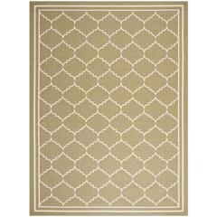 COURTYARD, GREEN / BEIGE, 8' X 11', Area Rug, CY6889-244-8