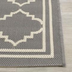 COURTYARD, GREY / BEIGE, 2'-3" X 10', Area Rug, CY6889-246-210