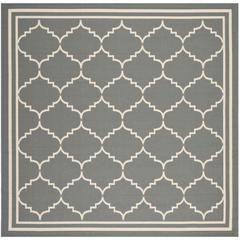 COURTYARD, GREY / BEIGE, 6'-7" X 6'-7" Square, Area Rug, CY6889-246-7SQ