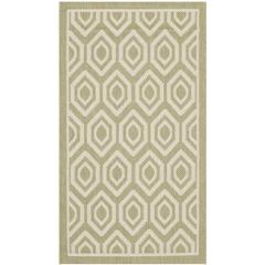 COURTYARD, GREEN / BEIGE, 2' X 3'-7", Area Rug, CY6902-244-2