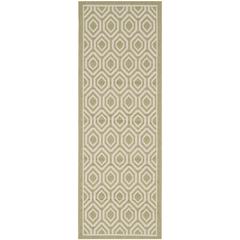 COURTYARD, GREEN / BEIGE, 2'-3" X 6'-7", Area Rug, CY6902-244-27