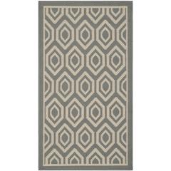COURTYARD, ANTHRACITE / BEIGE, 2' X 3'-7", Area Rug, CY6902-246-2