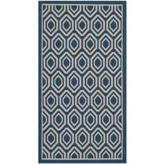 COURTYARD, NAVY / BEIGE, 2' X 3'-7", Area Rug, CY6902-268-2