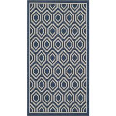 COURTYARD, NAVY / BEIGE, 2'-7" X 5', Area Rug, CY6902-268-3