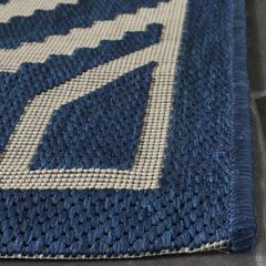 COURTYARD, NAVY / BEIGE, 4' X 5'-7", Area Rug, CY6902-268-4