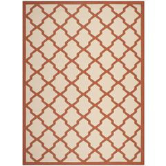 COURTYARD, BEIGE / TERRACOTTA, 8' X 11', Area Rug, CY6903-231-8