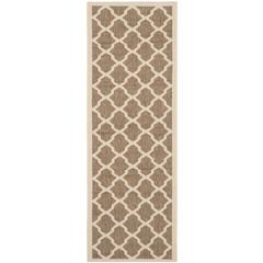 COURTYARD, BROWN / BONE, 2'-3" X 10', Area Rug, CY6903-242-210