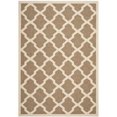 COURTYARD, BROWN / BONE, 4' X 5'-7", Area Rug, CY6903-242-4