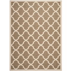 COURTYARD, BROWN / BONE, 8' X 11', Area Rug, CY6903-242-8