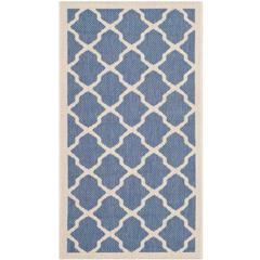 COURTYARD, BLUE / BEIGE, 2' X 3'-7", Area Rug, CY6903-243-2