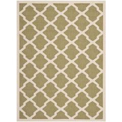 COURTYARD, GREEN / BEIGE, 4' X 5'-7", Area Rug, CY6903-244-4