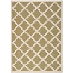COURTYARD, GREEN / BEIGE, 5'-3" X 7'-7", Area Rug, CY6903-244-5