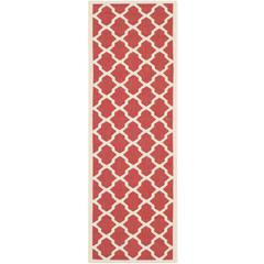 COURTYARD, RED / BONE, 2'-3" X 10', Area Rug, CY6903-248-210