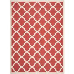 COURTYARD, RED / BONE, 8' X 11', Area Rug, CY6903-248-8