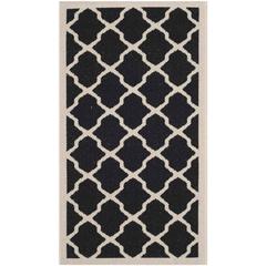 COURTYARD, BLACK / BEIGE, 2' X 3'-7", Area Rug, CY6903-266-2