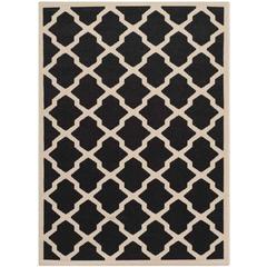 COURTYARD, BLACK / BEIGE, 4' X 5'-7", Area Rug, CY6903-266-4