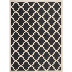 COURTYARD, BLACK / BEIGE, 8' X 11', Area Rug, CY6903-266-8