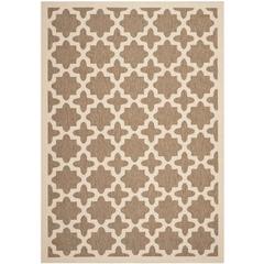 COURTYARD, BROWN / BONE, 6'-7" X 9'-6", Area Rug, CY6913-242-6