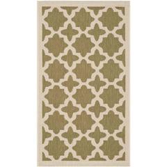 COURTYARD, GREEN / BEIGE, 2' X 3'-7", Area Rug, CY6913-244-2