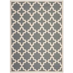COURTYARD, ANTHRACITE / BEIGE, 8' X 11', Area Rug, CY6913-246-8