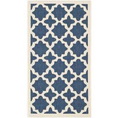 COURTYARD, NAVY / BEIGE, 2' X 3'-7", Area Rug, CY6913-268-2