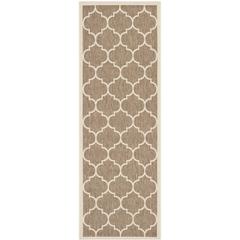 COURTYARD, BROWN / BONE, 2'-3" X 10', Area Rug, CY6914-242-210